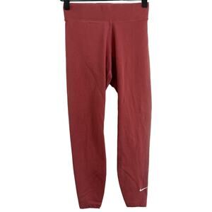 Nike Leggings Clay Pink Mid Rise Size XS